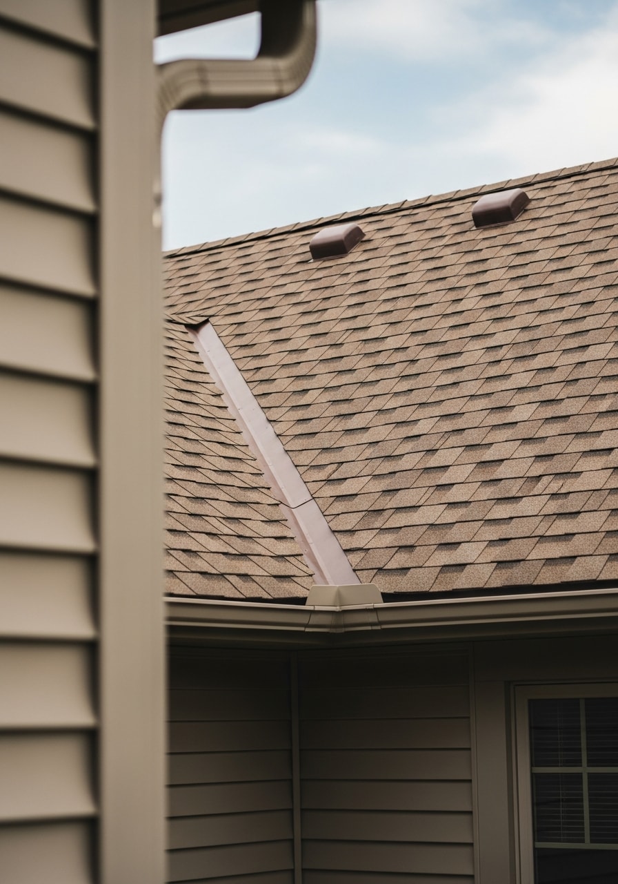 Detail view of quality craftsmanship on a Mt. Pleasant home exterior, showing the professional standards we apply to every project.